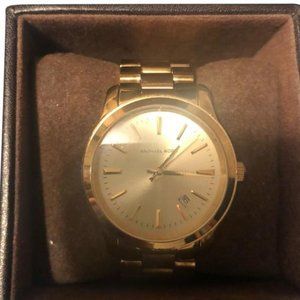 Michael Kors Gold Slim Runaway Watch